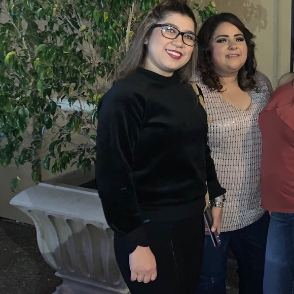 Velvet sweatshirt - Picture 1 of 4